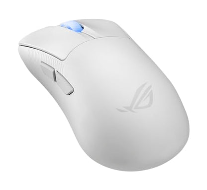ASUS ROG Keris II Ace Wireless Gaming Mouse – Right-Handed Ergonomic, 54g, Tri-Mode Connectivity, 42K DPI, up to 107Hr Battery, PC/Mac Support - White - color: White, style: Keris II Ace