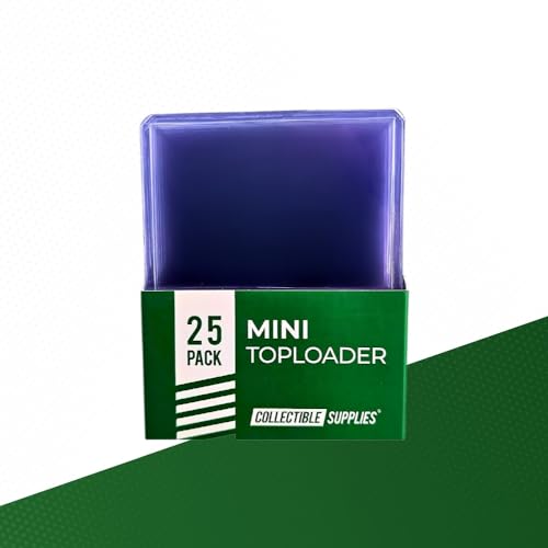 Mini Toploaders for Cards or Stickers 2 3/8" x 3 1/4" - 25 Pack Top Loaders 35pt. (25 pack)