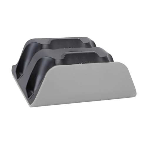 Edge Controller Charging Station, Dual Game Console Charger Dock with Storage Stand & USB Cable, Gray Black Charging Dock for Xbox Series X S - color: Gray Black