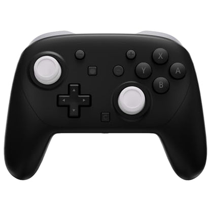 eXtremeRate ThumbsGear Interchangeable Ergonomic Thumbsticks for Nintendo Switch 2 Pro Controller, Replacement Analog Thumb Sticks & Tools, 2 Height Adjustable Convex & Concave Grip Joysticks - White - color: White