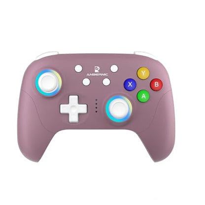 RG P01 Wireless Gaming Controller Compatible with Switch Game Controllers RG P01 2.5G Controller Gamepad for Bluetooth/PC/Steam/iOS/Android/Switch Hall Effect RGB Lights [android,ios,nintendo_switch,windows]