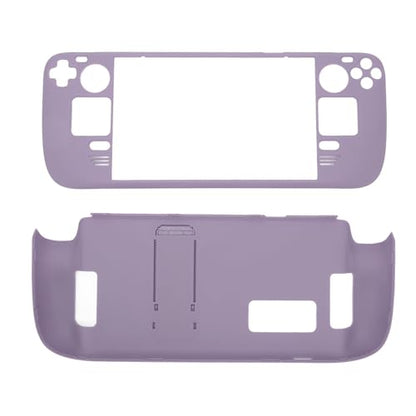 MUNEFE Kickstand Protective Case for Steam Deck, Cover Protector with Stand Base, Full Fingerprint Proof Protective Case for Protecting Your Gaming Console(Lilac Purple)