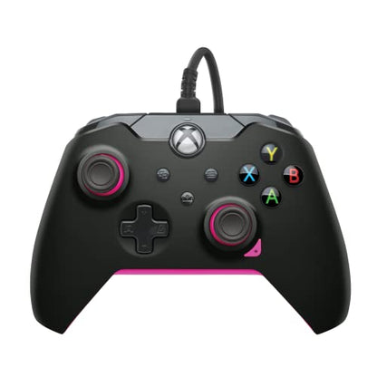 PDP Wired Controller Fuse Black for Xbox Series X|S, Gamepad, Wired Video Game Controller, Gaming Controller, Xbox One, Officially Licensed - Xbox Series X - color: Fuse Black