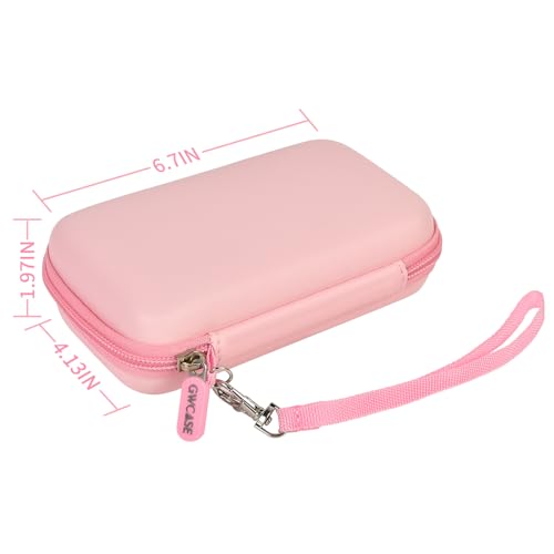 GWCASE Case for Anbernic RG35XX H RG28XX Retroid Game Console, Pink | 벨크로 스트랩 잠금 장치가 있는 맞춤형 핏 내부 트레이, 일상적인 휴대 및 여행, 캠프 또는 출퇴근을 위한 압력 방지 보호, 박스만 포함 - color: 핑크