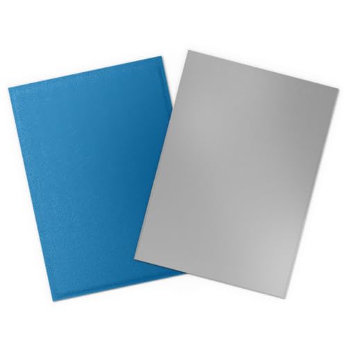 Dragon Shield | Matte Dual Standard Size Card Sleeves | 100 - Smooth & Tough Premium TCG Sleeves - Compatible with Pokemon, One Piece & Magic the Gathering | Cobalt & Silver - color: Cobalt & Silver