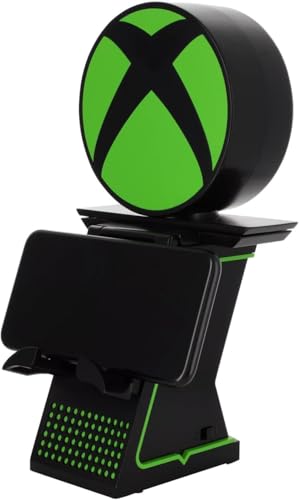 Exquisite Gaming Xbox Light Up LED Ikon Stand with Rotating Holder & USB Charging Ports