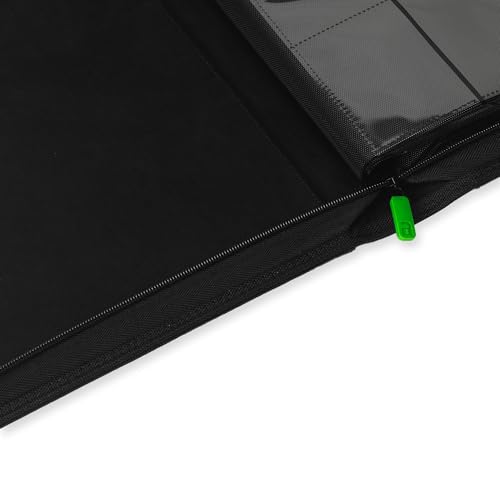 Vault X 16 Pocket XXL Zip Trading Card Binder 1088 Cards Exo-Tec (Black) | Holds 1088 standard-size TCG cards in 34 side-loading 16-pocket pages. Padded, water-resistant Exo-Tec cover.