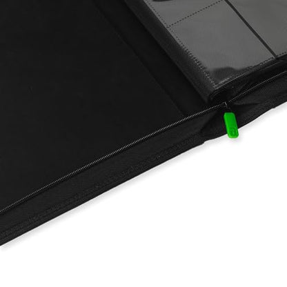 Vault X 16 Pocket XXL Zip Trading Card Binder 1088 Cards Exo-Tec (Black) | Holds 1088 standard-size TCG cards in 34 side-loading 16-pocket pages. Padded, water-resistant Exo-Tec cover.