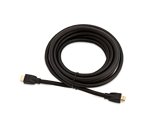 Amazon Basics High-Speed 4K Ultra HD HDMI 2.0 Cable for Blu-ray, 15 feet, Case of 28, 18 Gbps, 60 Hz, 2160p, 48 bit, Ethernet Ready, 3D, Black - size: 15 Feet