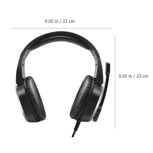 GANAZONO Professional Gaming Headset with Noise-canceling and Sound Absorption Features, Plastic Over-Ear Gaming Headphones for Computer Use, for Watching Movies and Chat