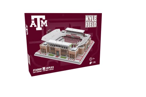 Pro Lion 3D Jigsaw Puzzle of Kyle Field Stadium Construction Building Kits - 178 Pieces| Texas A&M Aggies Football League Gifts for Boys, Adults, Men, Kids Aged 7+| Puzzles Games Kit for Creative Fan - style: Texas A&M Aggies