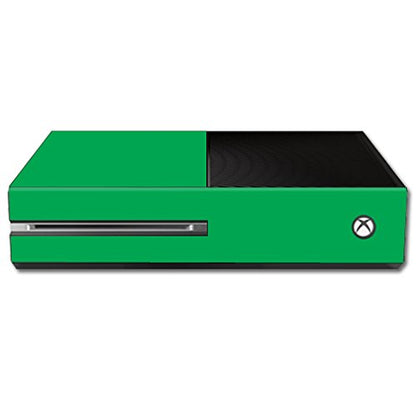 MightySkins Skin Compatible with Microsoft Xbox One Console wrap Sticker Skins Solid Green - color: Green