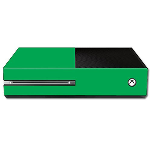 MightySkins Skin Compatible with Microsoft Xbox One Console wrap Sticker Skins Solid Green - color: Green