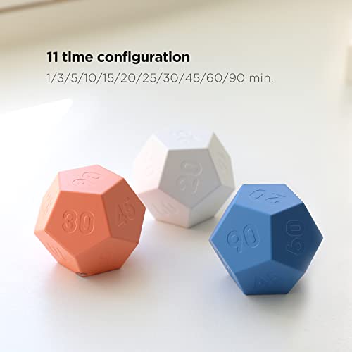 mooas Dodecagon Time Ball Rechargeable Mini Timer (Sand Peach) - color: Sand Peach