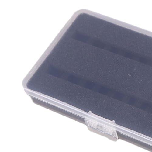Milageto 1/64 Scale Doll Storage Box with Sponge, Miniature Action Figure Display Case for Collectibles and Comic Con