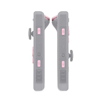 eXtremeRate DIY Full Set Buttons for Nintendo Switch & Switch OLED, Replacement Buttons for JoyCon, ABXY Direction Keys SR SL L R ZR ZL + - Home Capture Trigger Buttons Springs - Cherry Blossoms Pink - color: Cherry Blossoms Pink