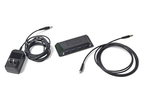 PowerA 4-Port USB 5Gbps Hub for Xbox Series X|S, USB 3.2, AC Powered, Weighted Base, Officially Licensed - style: USB Hub
