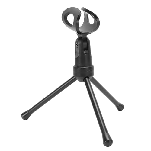 Tbest Gaming USB Microphone RGB Condenser Computer Mic with Tripod Stand for PC Laptop Streaming Podcasting Recording Black ABS