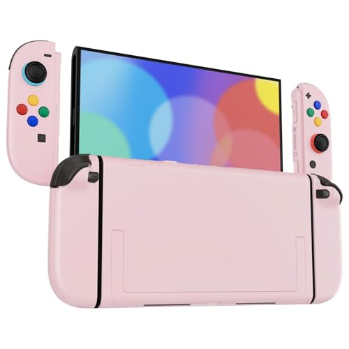 eXtremeRate DIY Replacement Shell Buttons for Nintendo Switch 2, Full Set Rear Back Plate Controller Housing with Button for Switch 2 Console & Joycon 2 - Deluxe Version - Cherry Blossoms Pink - color: Cherry Blossoms Pink