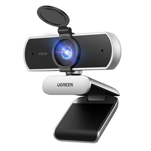 UGREEN Webcam for PC Ultra HD 1080P Computer Webcam with Microphone | PC Camera with Privacy Cover, Web Camera for Streaming, Conference, Video Calling, Zoom, Skype, Teams, FaceTime, Space Grey - color: Space Grey