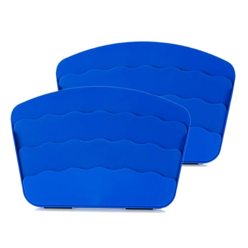 Card Holders for Playing Cards, Kids Playing Card Holder, Dark Blue | Game Card Holders w/Foldable Stand, Playing Card Holder for Kids Adults Seniors, Poker, Family Game Nights Accessories - color: Dark Blue, size: 2PCS