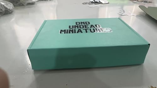 iPEAU|DND Miniatures Bulk Undead Theme Dungeons and Dragons Starter Set 2D Figurines D&D 5E Minis Kit Pathfinder Map Flat Figures TTRPG Accessories Tabletop RPG Terrain Supplies DM Players Gifts - style: 2d-mini-Undead