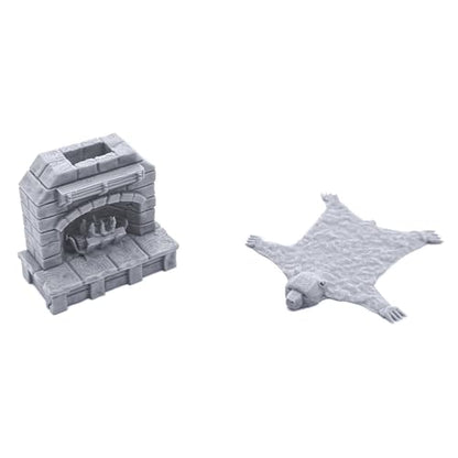 Tavern Bar Furniture Set - DND Terrain - Tabletop RPG Scenery and Wargame Terrain 28mm Miniatures