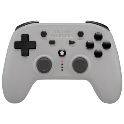 Retro Fighters Defender Next-Gen PS1 - PS2 - PS3 - PS Classic - Switch & PC Compatible Wireless Controller (Gray) - color: Gray