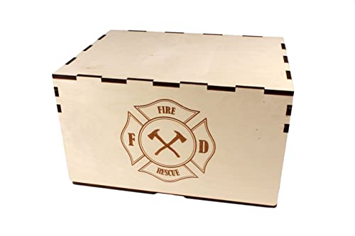 The Broken Token Flash Point: Fire Rescue Compatible Game Crate - Wooden Storage Box with Multiple Trays