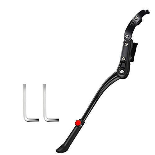 Bike Kickstands, Adjustable support Aluminum Alloy Kickstand for 24-29 inches Bike Side Stand Support Kickstand for Mountain Bike, Road Bike - color: Standard Version