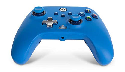 PowerA Enhanced Wired Controller for Xbox Series X|S - Blue, Officially Licensed for Xbox - color: Blue
