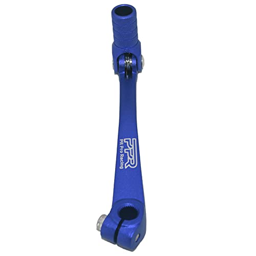CNC Aluminum Motorcycle Gear Shifter Lever, Foldable Gear Shift Lever Fit for 50cc 110cc 250cc CRF50 XR50 XR CRF Dirt Pit Monkey Bike Motorcycle ATV - color: Blue