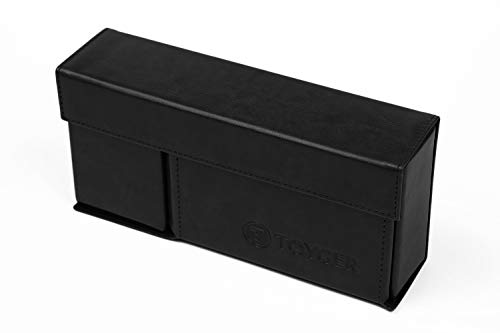TOYGER DeckSlimmer (Deck Box) (Black) trading card case, trading card holder, card storage - color: Black