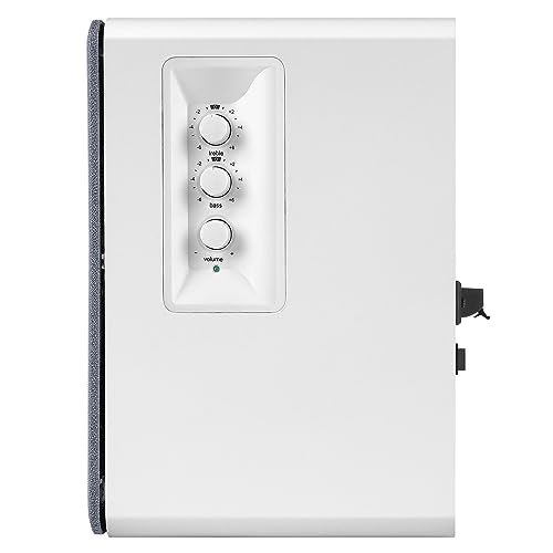 Edifier R1280T Powered Bookshelf Speakers - 2.0 Active Near Field Studio Monitor Speaker - White Enclosure - 42 Watts RMS - color: White