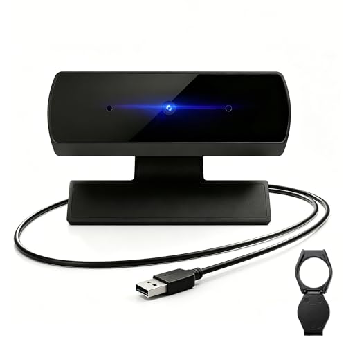 1080P USB HD Webcam with Microphone， Web Camera for PC，with Auto White Balance for Video Calls, Live Streaming Gaming & Online Meetings ，USB Streaming Camera - color: Black