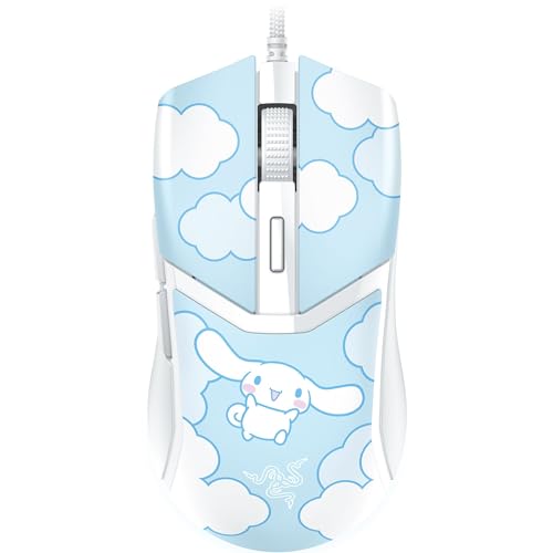 Razer Cobra Wired Gaming Mouse, 58g Lightweight, Cinnamoroll Edition | Gen-3 Optical Switches, Chroma RGB Lighting Underglow, 8500 DPI Optical Sensor, 100% PTFE Mouse Feet, Speedflex Cable - color: Cinnamoroll Edition