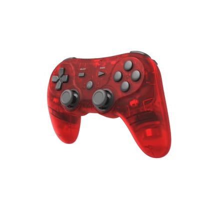Retro Fighters Defender Pro Wireless Controller for PS1, PS2, PS3, Switch, & PC | 2.4GHz & Bluetooth (Crimson Red) - color: Crimson Red