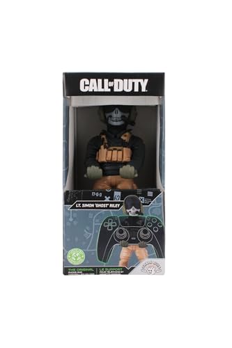 Exquisite Gaming Call of Duty Simon Ghost Riley Controller Holder, Phone Stand & Device Organizer, 8.5 in Licensed Figure