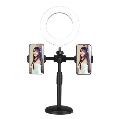 Mobile Desktop Live Streaming Bracket Position Beauty Fill Light Adjustable Disc Bracket