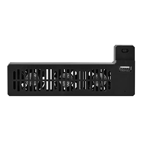 USB External Cooling Fan, Cooling Fan Docking Station, Side Mounted USB Cooling Fan Base Stand Dock for Game Console
