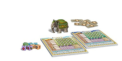 R & R Games Rajas of The Ganges, The Dice Charmers, A New Version of the Popular Board Game Rajas of the Ganges, Perfect for 2-5 Players, Board Games for Adults and Kids