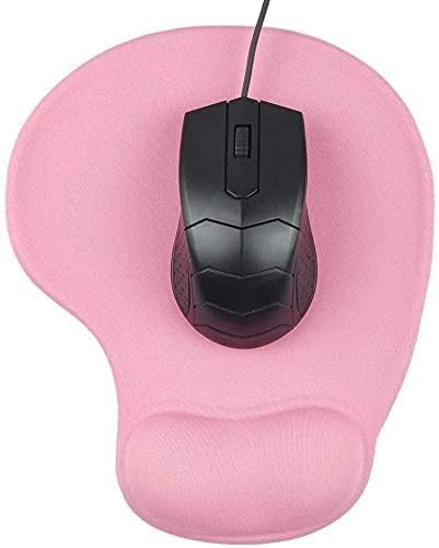 Office Mousepad with Gel Wrist Support - Ergonomic Gaming Desktop Mouse Pad Wrist Rest - Design Gamepad Mat Rubber Base for Laptop Computer -Silicone Non-Slip Special-Textured Surface (09Dark Grey) - color: 09Dark Grey