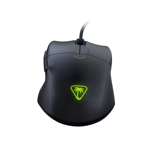 Turtle Beach Pure SEL Wired RGB Gaming Mouse for PC | Ultra-Lightweight, 8K DPI Optical Sensor, Mechanical Switches, Pretension System, Pure PTFE Glides, AIMO RGB Lighting, Black - color: Black