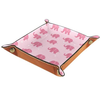Cute Elephants Dice Tray Dice Rolling Tray Folding Dice Holder for Dice Games, Like RPG, DND and Other Table Games - color: Multi 10