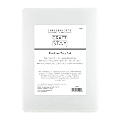 Spellbinders T-056 Craft STAX Medium Tray Set