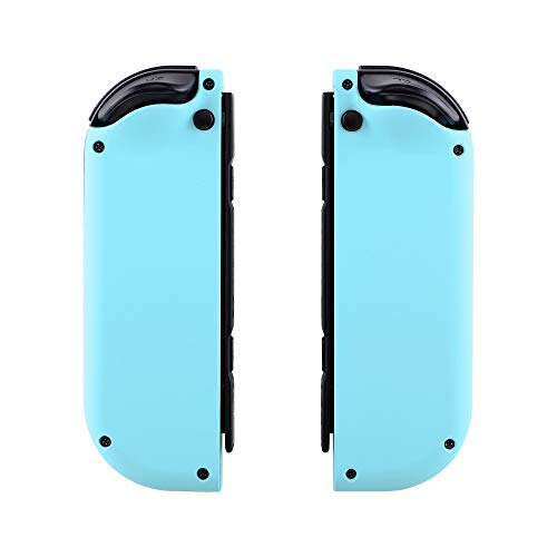 eXtremeRate DIY Replacement Shell Buttons for Nintendo Switch & Switch OLED, Heaven Blue Custom Housing Case with Full Set Button for Joycon Handheld Controller [Only The Shell, NOT The Joycon] - color: Heaven Blue