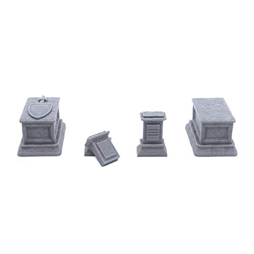 EnderToys Cemetery Bundle by Terrain4Print, 3D Printed Tabletop RPG Scenery and Wargame Terrain for 28mm Miniatures