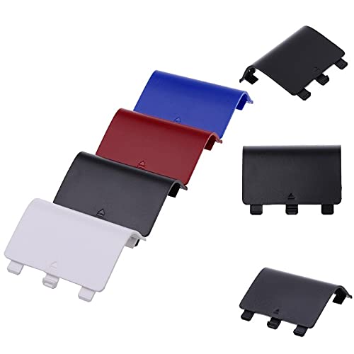 Back Battery Case Lid Cover Shell Replacement for Xbox One Controller (Red) - color: Red