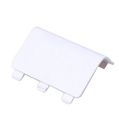 5 PCS Battery Cover Door Lid Shell Replacement Parts for Xbox One Wireless Controller (White)