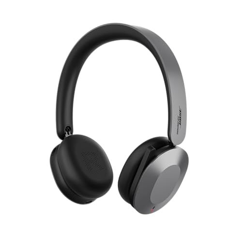 Lenovo ThinkPad Dual Mode Wireless ANC Foldable Headset 8550 (Aura Edition) – Sound by Bose, AI Noise Cancelling Mic, Microsoft Teams Certified, Bluetooth 5.3 - color: Thunder Grey, size: 2.20